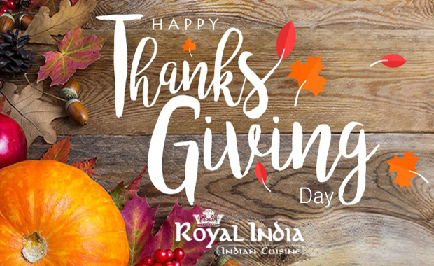 Happy Thanksgiving Day from Royal India - Indian Cuisine - Reno, Nevada